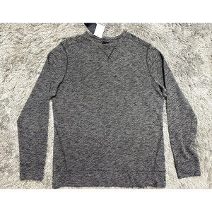 Good Man Brand Vintage Microlight Slub French Terry Crew Sweatshirt Grey XL $200